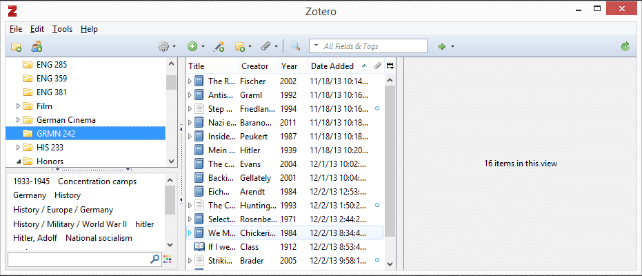 zotero citation manager