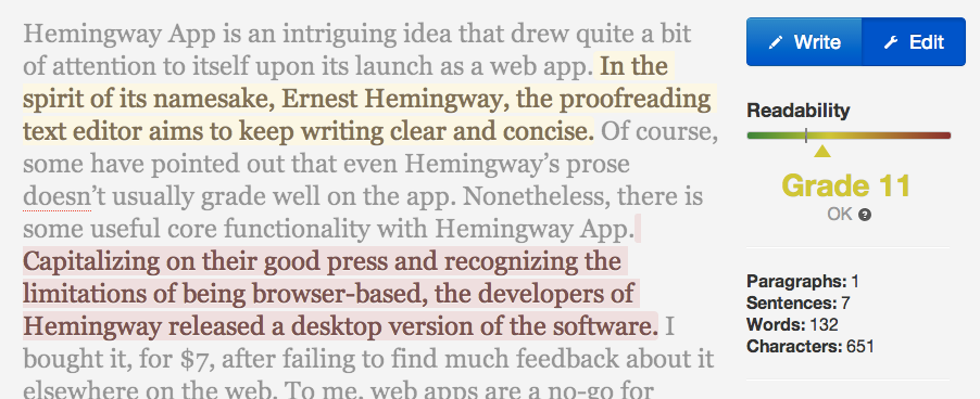 hemingway app for mac